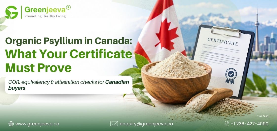 What Canadian Buyers Should Verify on an Organic Psyllium Certificate